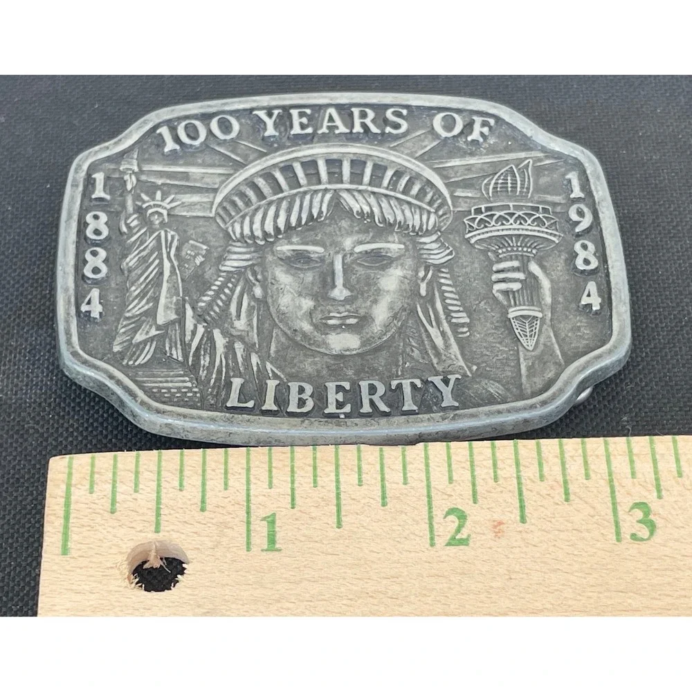 Vintage 1984 Liberty Collection Statue of Liberty 100 Years Belt Buckle Numbered